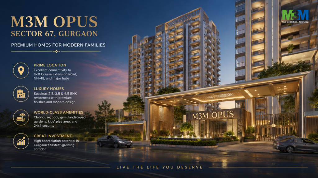 M3M Opus Sector 67: Premium Homes